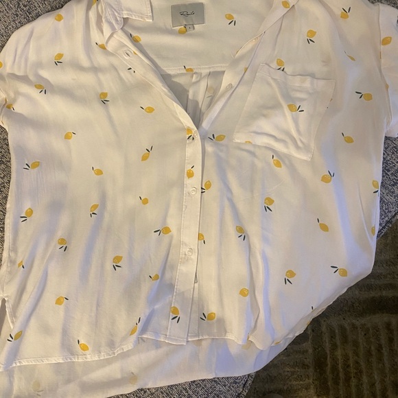 Rails Tops - Rails Whitney Citrus Short Sleeve Button down